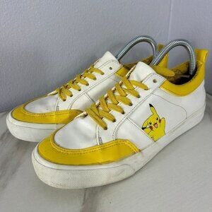 Nintendo Pokemon Pikachu Ground Up Sneakers RARE 2019 yellow white Womens Size 6